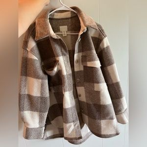 H&M Plaid Shacket